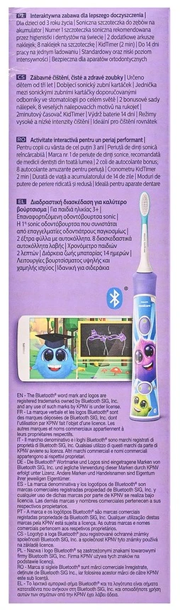 Elektrinis dantų šepetėlis Philips HX6322/12, violetinė