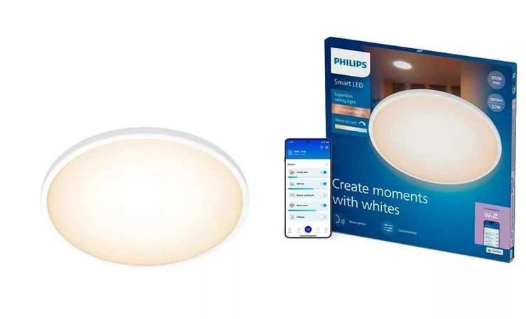 Philips SUPERSLIM Ceiling Light 32W. 3800LM. 2700-6500K
