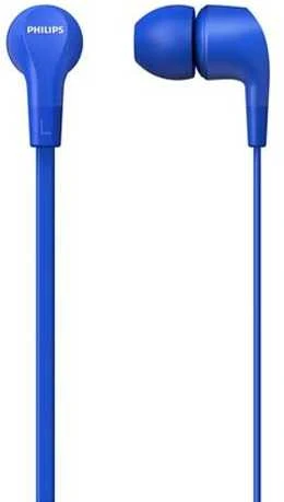 Į ausį įdedamos laidinės ausinės Philips TAE1105, Mėlynos