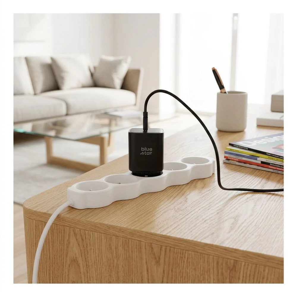 BlueStar Phone charger Blue Star USB C AVS (iPhone 17Pro/Pro Max) SFC2.0 3A 60W TFB-SFC-60W juodas