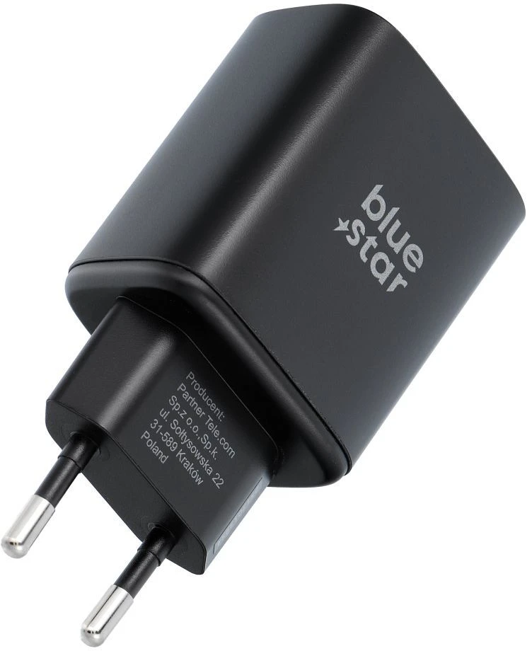 BlueStar Phone charger Blue Star USB C AVS (iPhone 17Pro/Pro Max) SFC2.0 3A 60W TFB-SFC-60W juodas