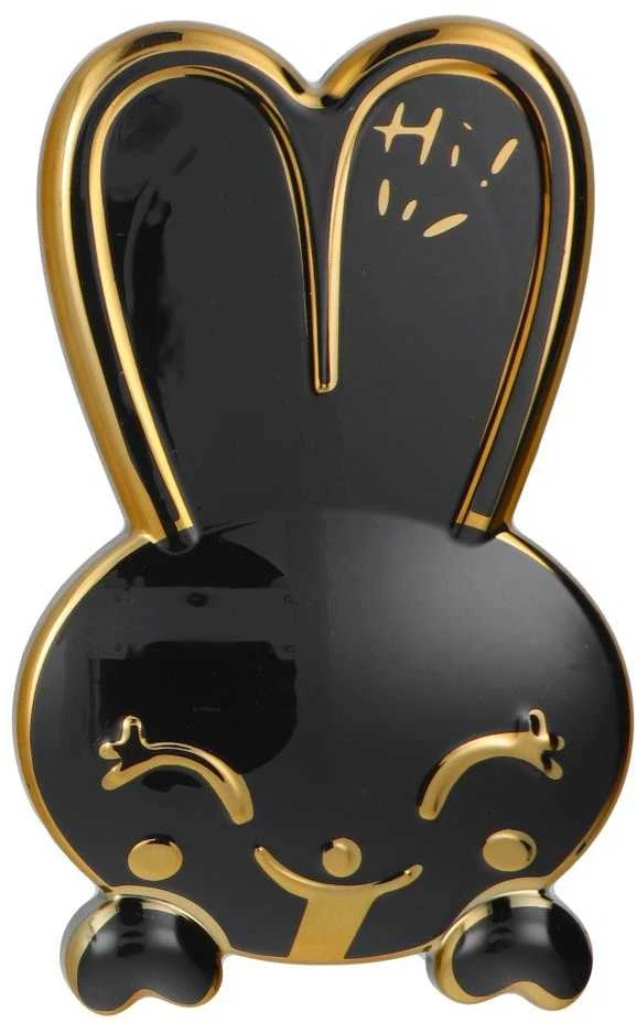OEM telefono stovas RABBIT - priklijuojamas - juodas