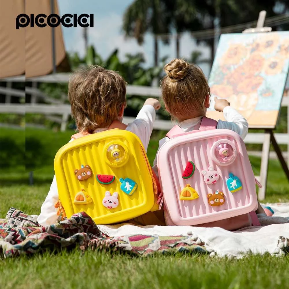 Vaikiška maža kelioninė kuprinė „Picocici K33“ rožinė