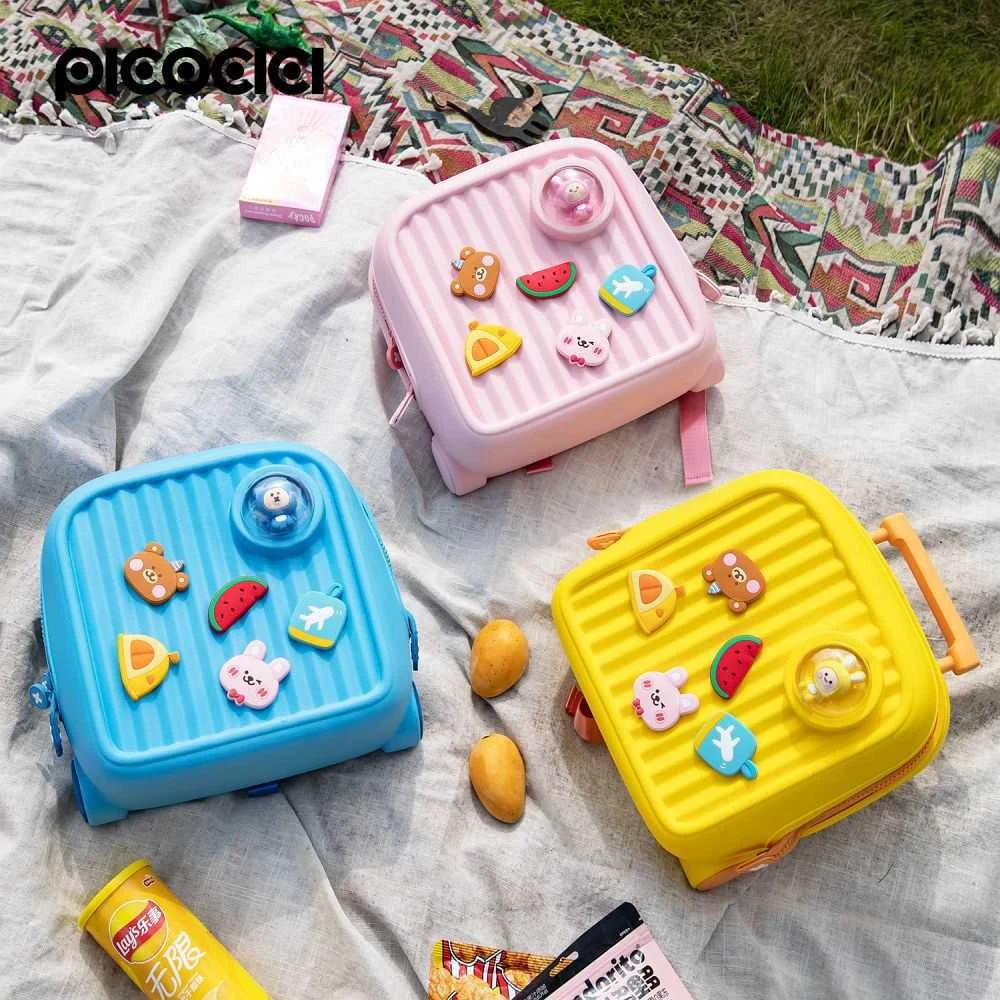Vaikiška maža kelioninė kuprinė „Picocici K33“ rožinė