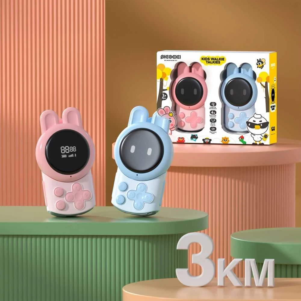 Vaikiškas racijos rinkinys „Picocici K47“ triušis