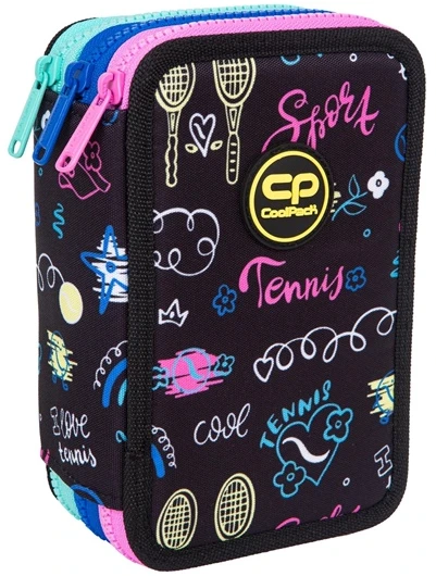 Penalas CoolPack, 20 cm x 13 cm, juoda/įvairių spalvų