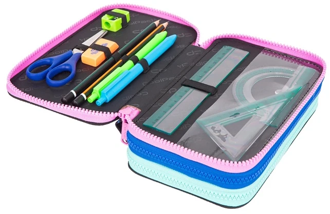 Penalas CoolPack, 20 cm x 13 cm, juoda/įvairių spalvų