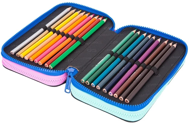 Penalas CoolPack, 20 cm x 13 cm, juoda/įvairių spalvų