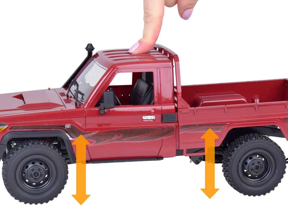 Jokomisiada Pikapas „Toyota Land Cruiser 4x4“ su nuotolinio valdymo pultu RC0672