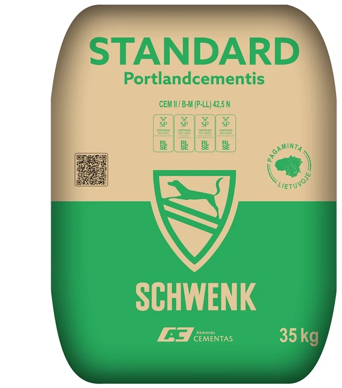 Kita Pilka cement STANDARD CEM II / B-M (P-LL) 42.5N. 35 KG