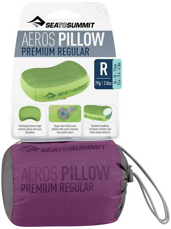 Pagalvė Sea To Summit Aeros Premium Pillow Regular (Violetinė)