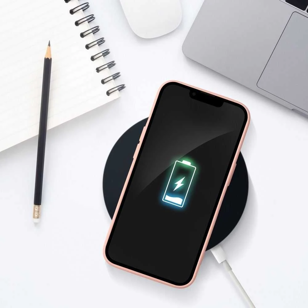 Forcell OEM dėklas, skirtas „iPhone 14 PRO“ kortelių dėklui, rožinis