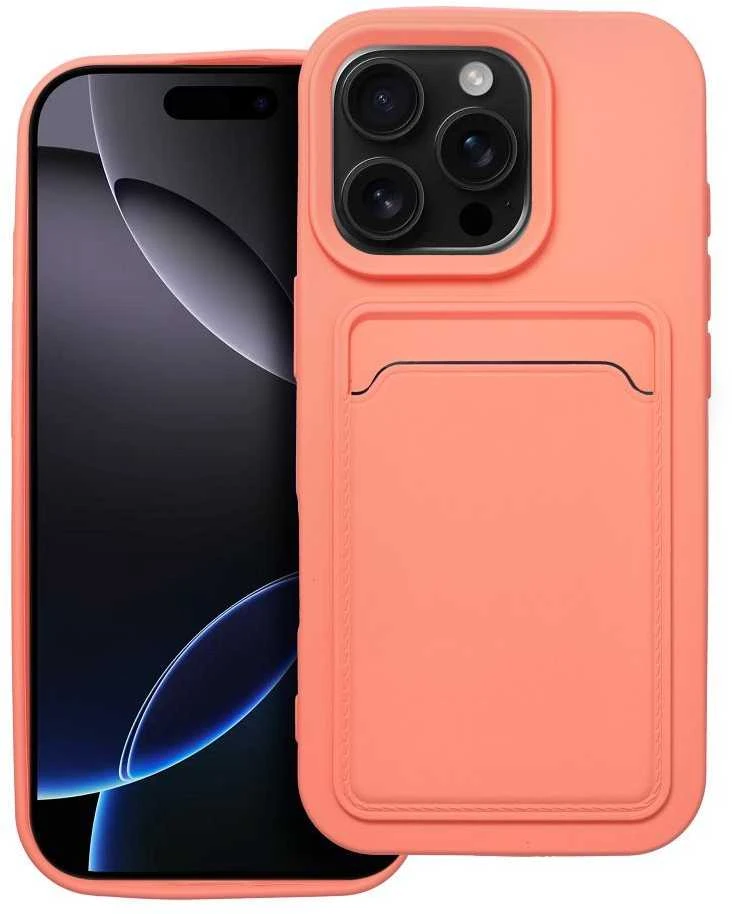 Oem CARD dėklas, skirtas IPHONE 16 Pro rožinis