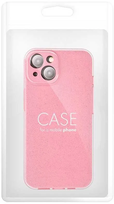 Dėklas Oem CLEAR CASE 2 mm BLINK skirtas IPHONE 16 Plus rožinis