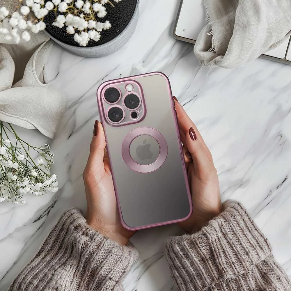 Dėklas Oem Case for iPhone 16e (SE 4 2025) / 17e Glam powder pink