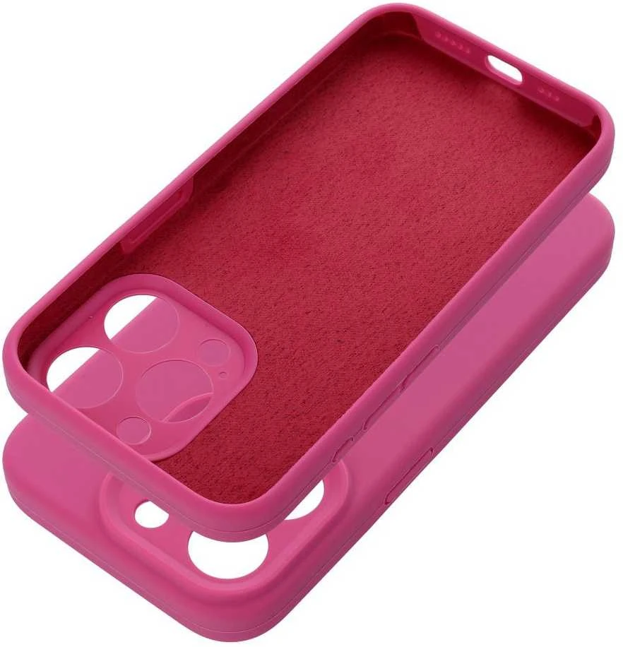 OEM dėklas, skirtas iPhone 16 PLUS silikoniniam 2 mm dėklui (apsaugai nuo kameros), rožinis