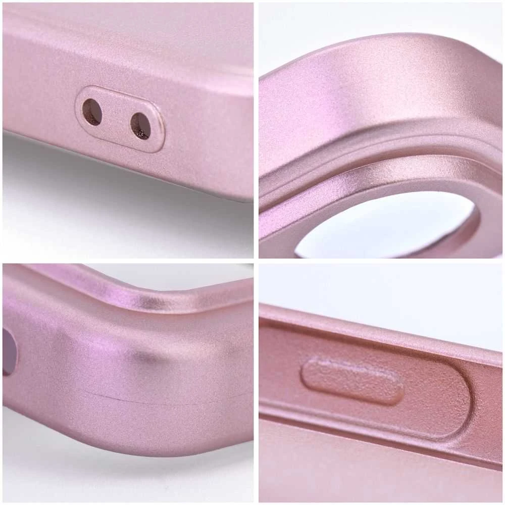 OEM dėklas, skirtas iPhone 15 PRO MAX, metalinės rožinės spalvos
