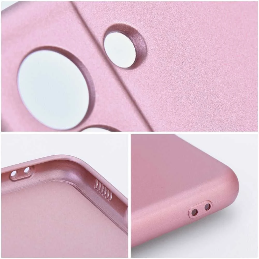 Oem Originalus dėklas, skirtas iPhone 16e (SE 4 2025) / 17e, metalinės rožinės spalvos