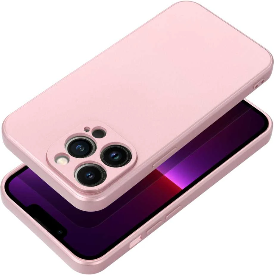Oem Originalus dėklas, skirtas iPhone 16e (SE 4 2025) / 17e, metalinės rožinės spalvos