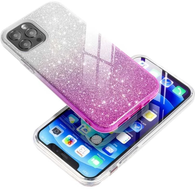 Forcell Oem SHINING Dėklas, skirtas IPHONE 14 Pro skaidriai rožinės spalvos