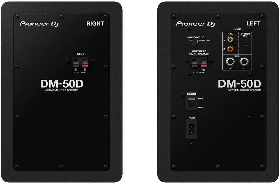 Pioneer DM-50D loudspeaker 2-way Juodas Wired 50 W