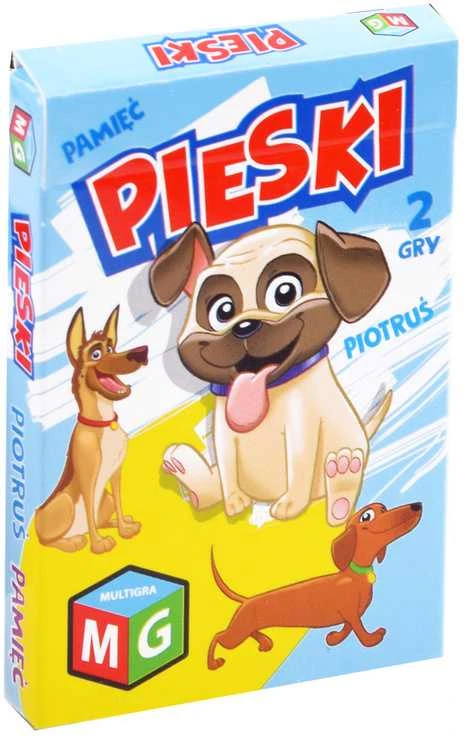 Multigra Piotruś kortų žaidimas Piotruś Dogies Atminties kortelė GR0389