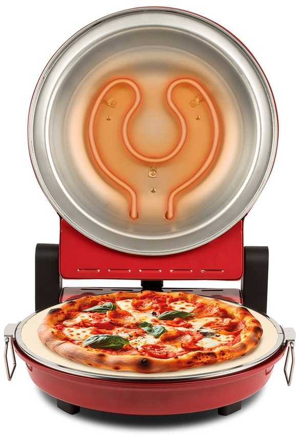 Sumuštinių keptuvas Pizza orkaitė GIRMI FP5002 Raudonas