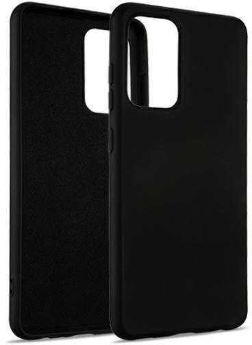Beline silikoninis Oppo A15/A15s dėklas telefonui juodos spalvos