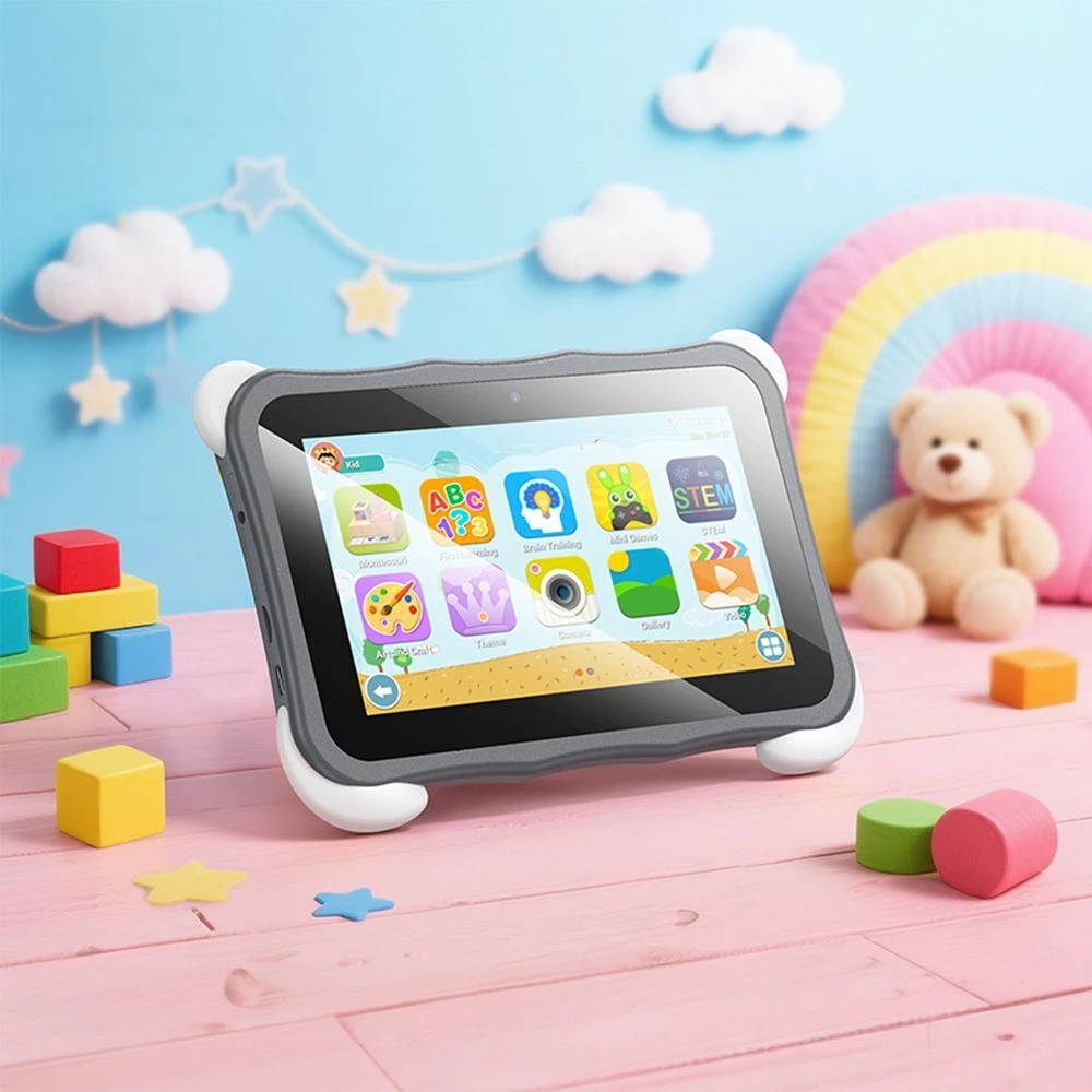 Planšetė for kids 7,0" 4GB/32GB Hoco HD Wi-Fi Android 12 A16 pilka
