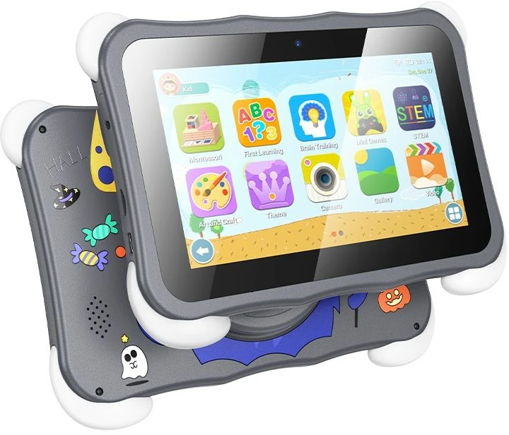 Planšetė for kids 7,0" 4GB/32GB Hoco HD Wi-Fi Android 12 A16 pilka