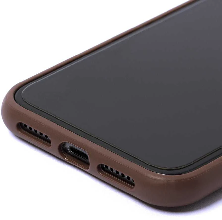 Guess Apple iPhone 11 / XR from the 4G Big Metal Logo series – dėklas telefonui rudos spalvos
