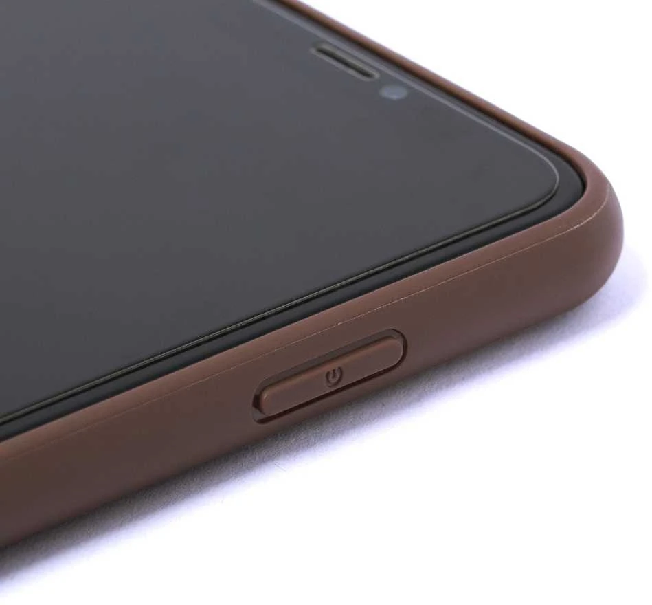 Guess Apple iPhone 11 / XR from the 4G Big Metal Logo series – dėklas telefonui rudos spalvos