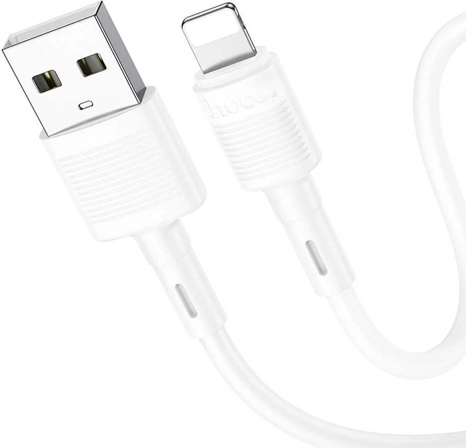 USB kabelis Hoco X83 "lightning" 1m baltas