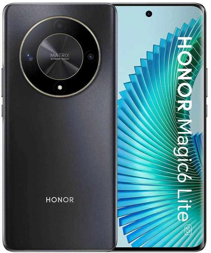 Išmanusis telefonas Honor Magic6 Lite 5G Dual Sim 8GB RAM 256GB - Juodas