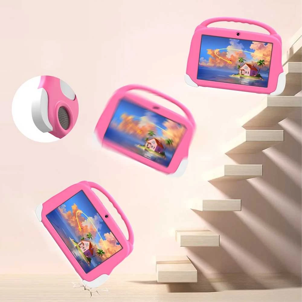 Planšetė Blow KidsTAB8 4G planšetinis kompiuteris 4/64GB rožinis dėklas