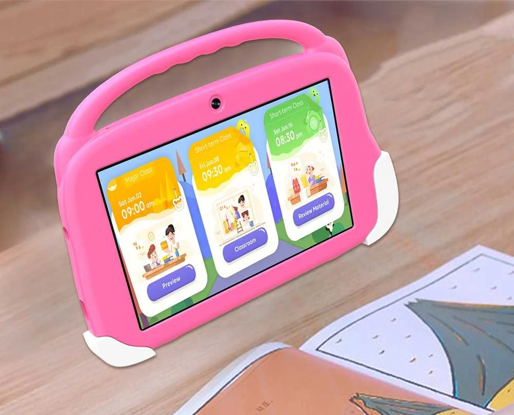 Planšetė Blow KidsTAB8 4G planšetinis kompiuteris 4/64GB rožinis dėklas