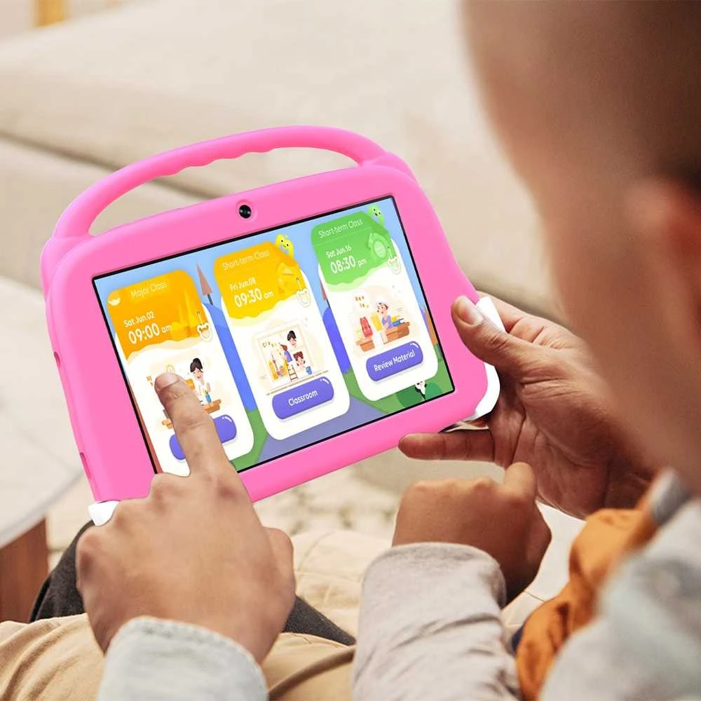 Planšetė Blow KidsTAB8 4G planšetinis kompiuteris 4/64GB rožinis dėklas