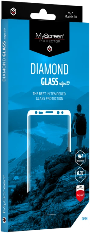 MS Diamond Glass Edge 3D Realme 12 Pro+ 5G juodas