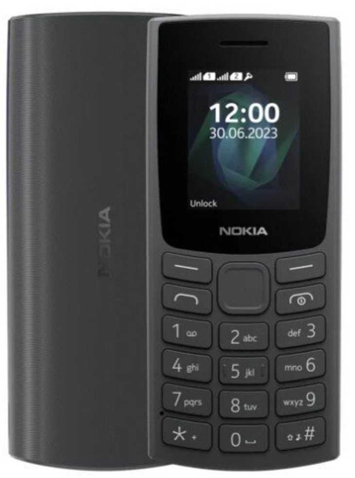 Mobilusis telefonas Nokia 105 DS Charcoal TA-1557