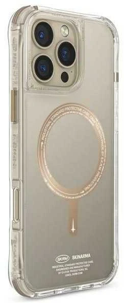 Skinarma dėklas Saido Apple iPhone 16 Pro Max 6.9" Magnetic Charging champagne