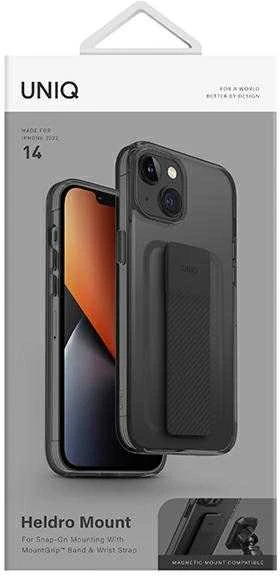 UNIQ Heldro Mount Dėklas Apple iPhone 14 / 15 / 13 6,1″ vapour smoke