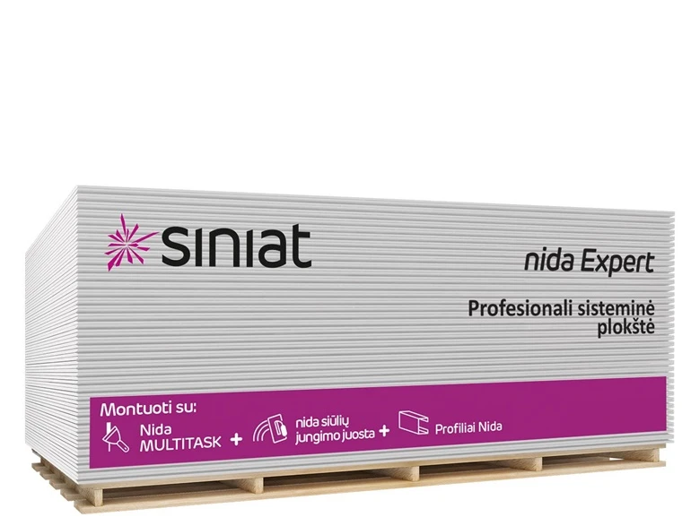 PLASTERBOARD GKB NIDA EXPERT 12.5X1200X2600