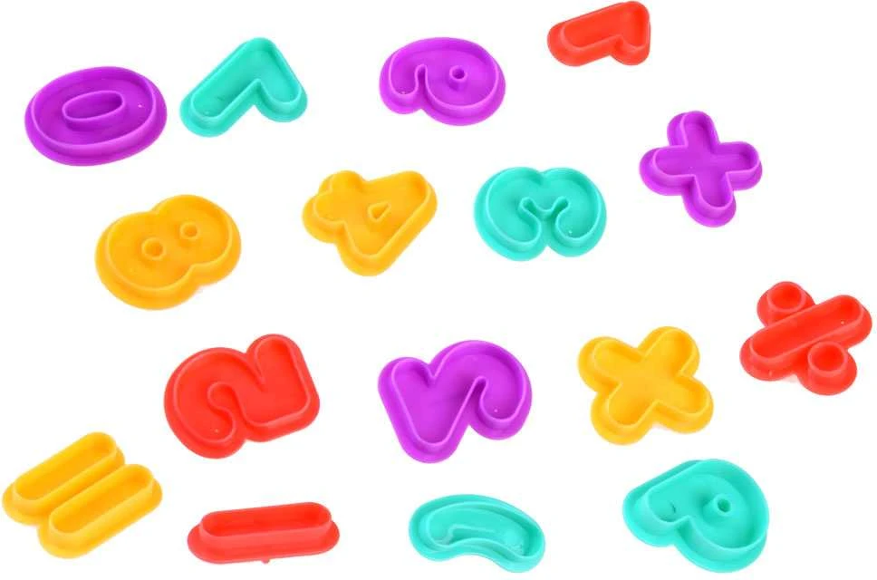 Jokomisiada Plastikinė masė + formos skaičiai Formos ZA4292