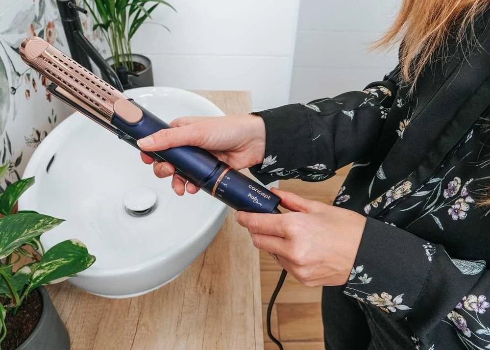 Concept PROFI Care VZ8100 Hair straightener mėlynas, auksinis