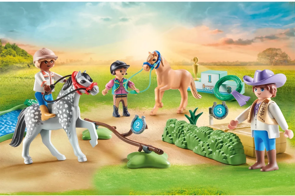 PLAYMOBIL HORSES OF WATERFALL Ponių turnyras 71495