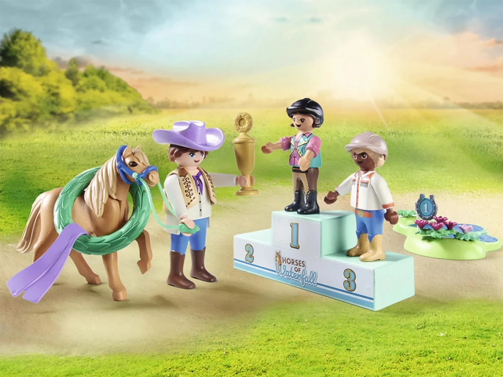 PLAYMOBIL HORSES OF WATERFALL Ponių turnyras 71495