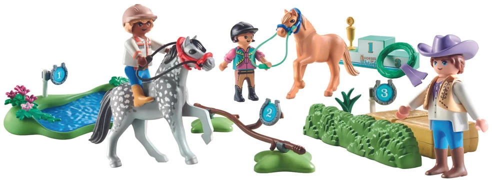 PLAYMOBIL HORSES OF WATERFALL Ponių turnyras 71495