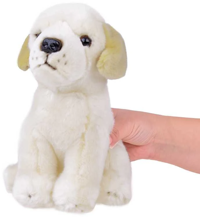 Beppe Pliušinis žaislas talismanas mielas žaislas Labradoro šuns sėdėjimas 20cm 13475