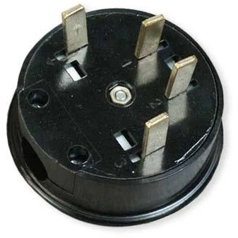 Kištukas LIREGUS VŠ/EŠ 25-001 4X25A, juodos spalvos