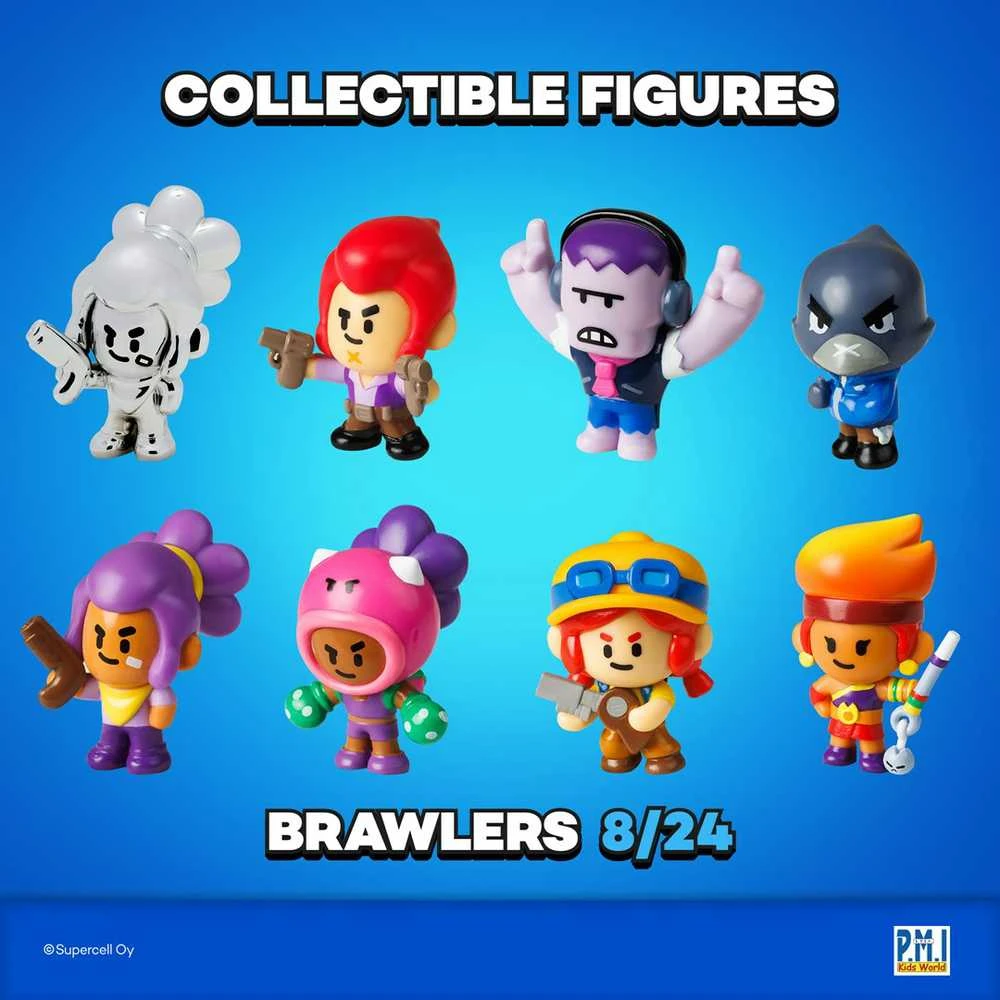 „Pmi Kids World BRAWL STARS“ 1 S1 FIGŪRĖLĖS – 8 PRABANGIŲ DĖŽUTĖS, C VERSIJA